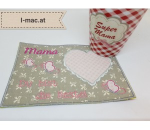 ITH Mug Rug - Mama